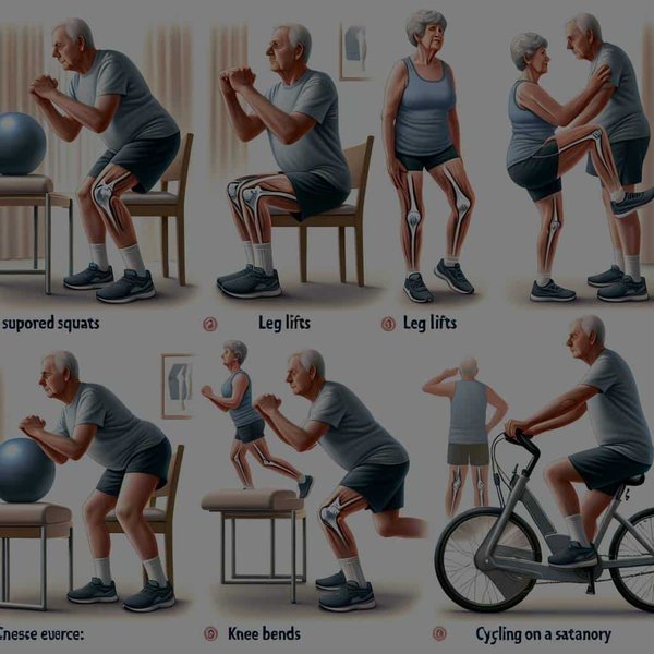 Quels sont les meilleurs exercices pour renforcer les genoux après une opération du ménisque chez les seniors ?