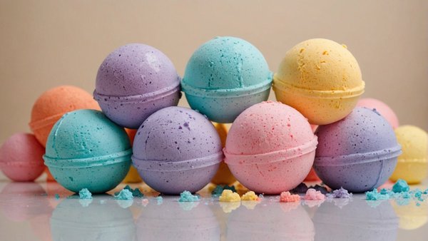Bombes de bain effervescentes: couleurs et parfums en gros